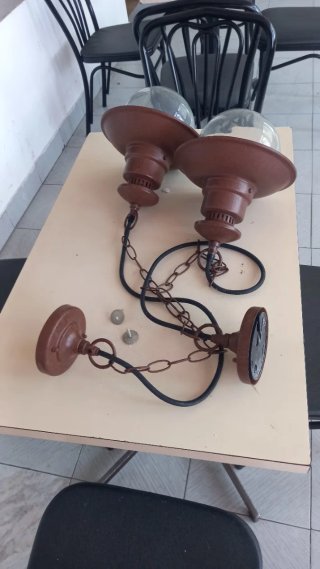 Lámpara colgante estilo industrial