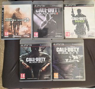 Lote 5 Juegos PS3 Call of Duty