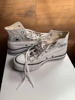 Zapatillas Converse blancas plataforma