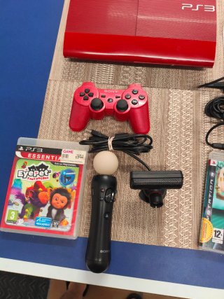 Consola PS3 Super Slim Edición Limitada Roja