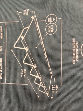 Cama Camping Quechua Basic 185x60cm