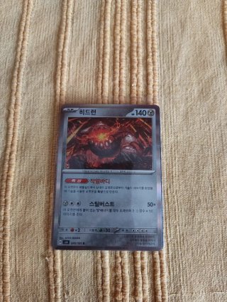 Cartas Pokémon en funda de plástico