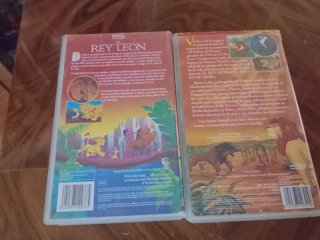 2 Películas VHS El Rey León