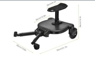 Patinete con Asiento para Silla de Paseo