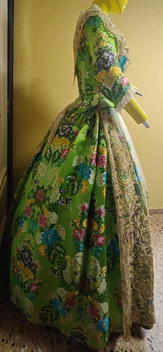 Traje de Fallera Siglo XVIII Verde