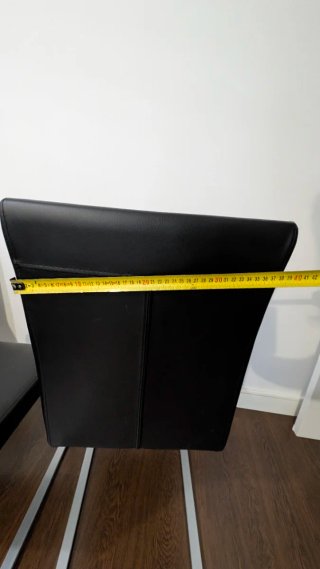 Set de 6 Sillas de Salón Negras