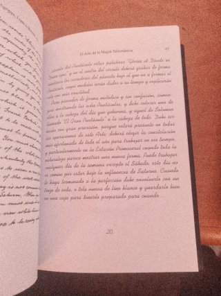 Antiguo Manuscrito de Magia Talismánica