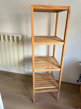Estantería Vertical de Bambú