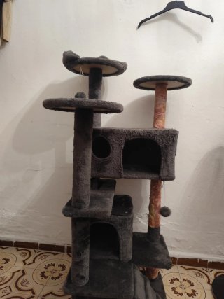 Rascador para gatos de varios niveles no negociabl