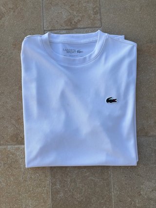 Camiseta Lacoste Sport Blanca Talla M