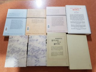 8 libros de Historias de Grecia y Roma