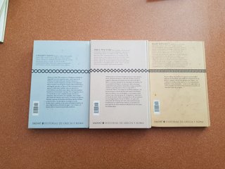 8 libros de Historias de Grecia y Roma