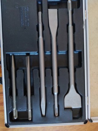 Set de cinceles para martillo neumático