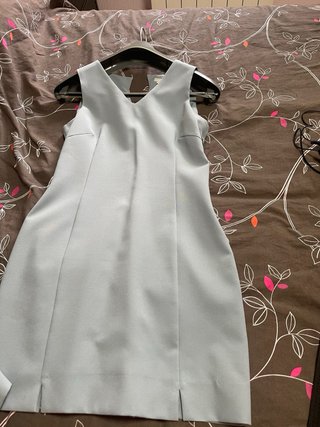 Vestido gris Zara