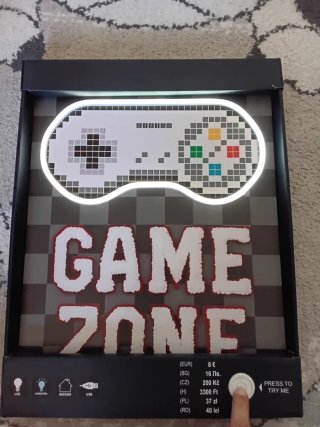 Lámpara LED Gaming Game Zone