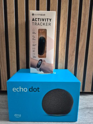 Pack Activity Tracker Silvergear y Echo Dot
