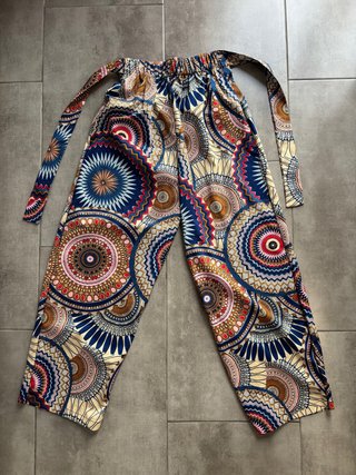 Pantalones Estampados Holgados
