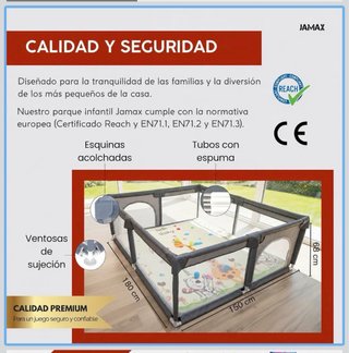 Parque Infantil Jamax 180x150 cm