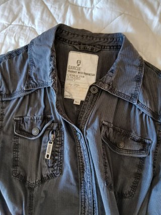 Vestido Camisero Garcia Gris