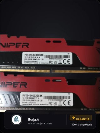 2x32GB Viper RAM 3200MHz C18