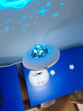 Lámpara Infantil Proyector Astronauta
