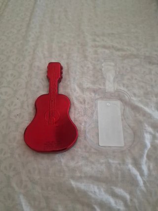 Caja Decorativa Guitarra Roja