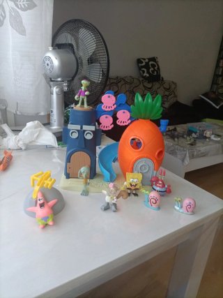 Set Casa de Bob Esponja y Personajes