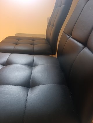 Set de 4 Sillas de Comedor Negras