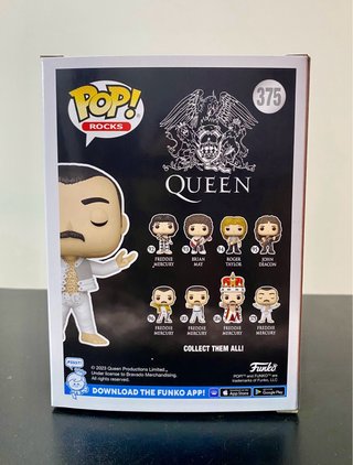 Funko POP! Rocks Freddie Mercury #375 Queen