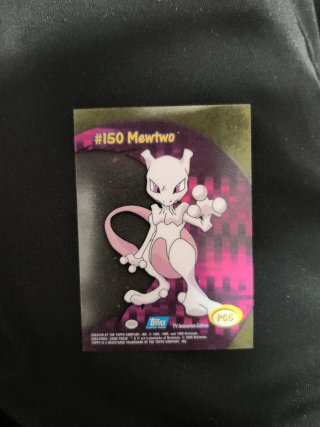 Carta Pokémon #150 Mewtwo Topps TV Animation