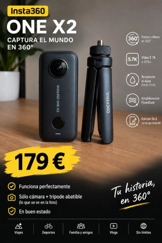 Insta360 ONE X2 Cámara 360