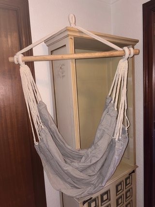 Silla Hamaca Colgante Gris