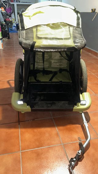 Remolque de Bicicleta para Niños y niñas.
