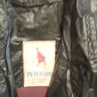 Trench impermeabile vintage Peterson nero