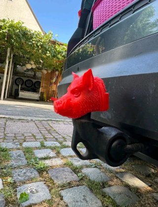 Cubre Bola de Remolque Jabalí 3D (4x4, Caza)