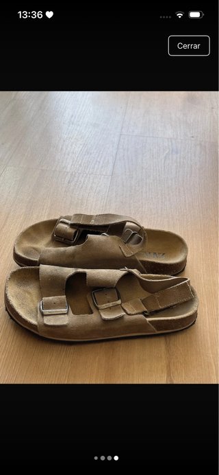 Sandalias Zara Niño Talla 35 Beige
