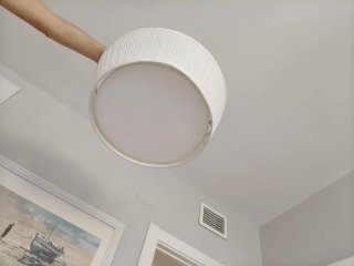 Lámpara de techo IKEA ÅRSTID blanca