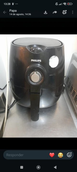 Freidora de Aire Philips Negra