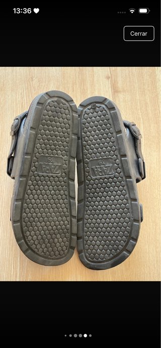 Chanclas Zara niño talla 39 negras