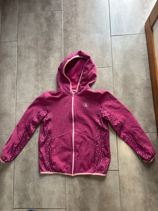 Chaqueta con capucha morada Talla 11-12 años