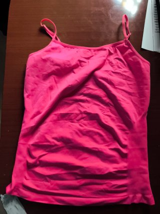 Camiseta de tirantes rosa