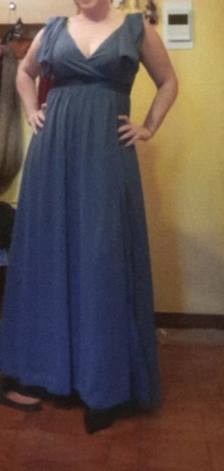 Vestido largo azul SIN ESTRENAR