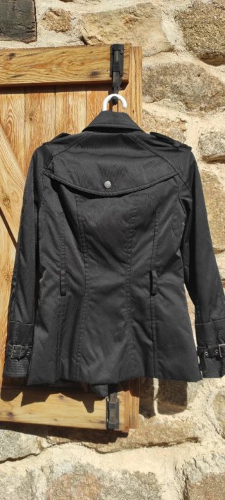 Parka Zara Negra Mujer