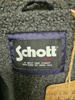 Chaqueta Schott Azul
