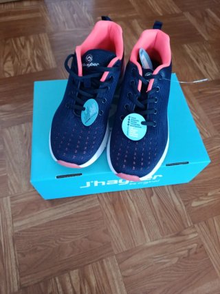 Zapatillas J'hayber deportivas azul y rosa