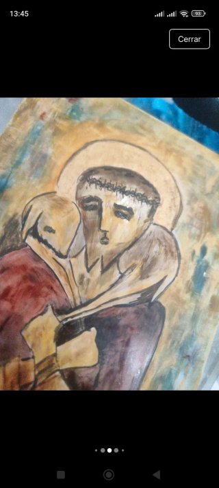 Azulejo  Pintura al Óleo Religiosa