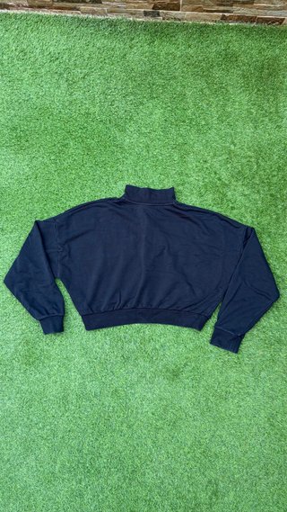 Sudadera Nike Vintage Cropped Negra