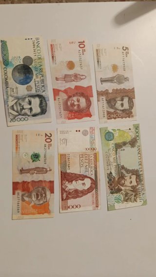 Colección de Billetes Colombianos