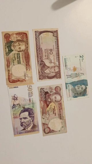 Colección de Billetes Colombianos