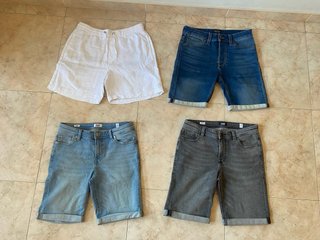 Pack de 4 bermudas